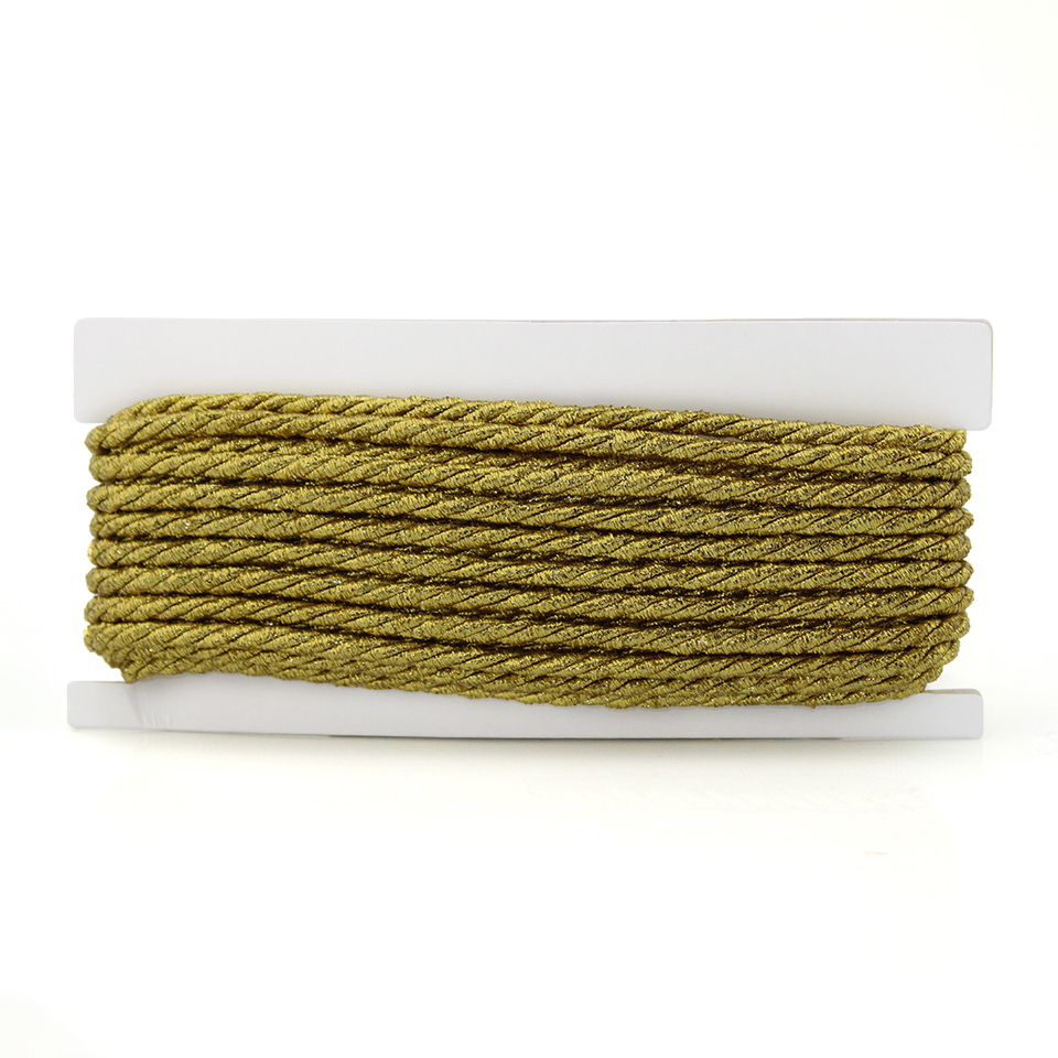 SAN FRANCISCO MEDIUM CORD 5mm GOLD 10m / CORDÓN MEDIO SÃO FRANCISCO 5mm ORO 10m