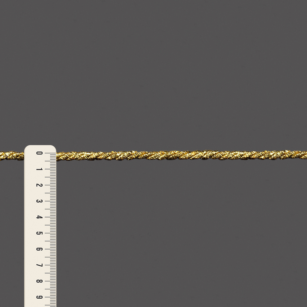 SAN FRANCISCO MEDIUM CORD 5mm GOLD 10m / CORDÓN MEDIO SÃO FRANCISCO 5mm ORO 10m