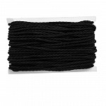 CORD MEDIUM SAN FRANCISCO 5mm BLACK 30m