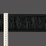 FRINGE BETWEEN FINE 8cm BLACK 10m