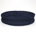 AKIRA ELASTIC 6,2cm NAVY BLUE 25m