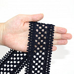 AKIRA ELASTIC 6,2cm NAVY BLUE 25m
