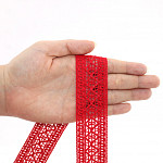 ANTONIA LACE X 3,3cm RED 30m
