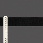 AVELUDED ELASTIC 4,3cm BLACK 25m / ELÁSTICO LISO AVELUDADO 4,3cm NEGRO 25m