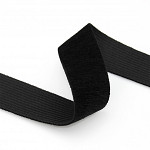 AVELUDED ELASTIC 4,3cm BLACK 25m / ELÁSTICO LISO AVELUDADO 4,3cm NEGRO 25m