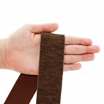 AVELUDED ELASTIC 4,3cm BROWN 25m / ELÁSTICO LISO AVELUDADO 4,3cm MARRÓN 25m