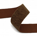 AVELUDED ELASTIC 4,3cm BROWN 25m / ELÁSTICO LISO AVELUDADO 4,3cm MARRÓN 25m