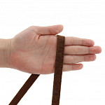 AVELUDED RIGID RIBBON REBECA 1,4cm BROWN 20m / CINTA RÍGIDA AVELUDADA REBECA 1,4cm MARRÓN 20m