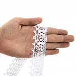 BAHIA LACE 3cm WHITE 10m / ENCAJE BAHIA 3cm BLANCO 10m