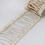 BALL LADDER LACE 3,9cm RAW 30m / ENCAJE OJITO PALILLO 3,9cm CRUDO 30m