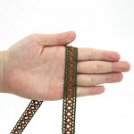 BALL LADDER LACE X 1,9cm MOSS GREEN/MEDIUM BROWN 50m