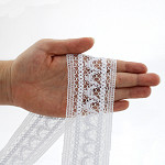 BAROQUE LACE 5,5cm WHITE 30m / ENCAJE BARROCO 5,5cm BLANCO 30m