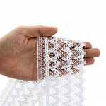 BAROQUE LACE 7,5cm WHITE 10m / ENCAJE BARROCO 7,5cm BLANCO 10m