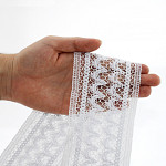 BAROQUE LACE 7,5cm WHITE 30m / ENCAJE BARROCO 7,5cm BLANCO 30m