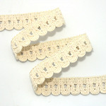 BEAK CROCHET LACE 1,9cm RAW 30m / ENCAJE CROCHET BICO 1,9cm CRUDO 30m