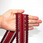 BEAK LADDER ELASTIC 5,4cm WINE 25m