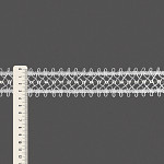 BEAK LADDER LACE 3,8cm WHITE 30m / ENCAJE VAINILLA BICO 3,8cm BLANCO 30m