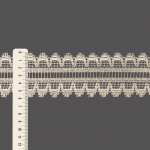BEAK LADDER LACE 6,1cm RAW 30m / ENCAJE PALILLO 6,1cm CRUDO 30m