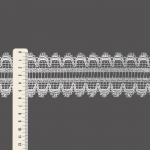 BEAK LADDER LACE 6,1cm WHITE 30m / ENCAJE PALILLO 6,1cm BLANCO 30m