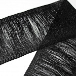 BETWEEN FINE FRINGE 8cm BLACK 10m / FLECO ENTREDOS FINO 8cm NEGRO 10m