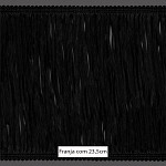 BETWEEN SIMPLE FRINGE 23,5cm BLACK 10m / FLECO SIMPLE ENTREDOS 23,5cm BLACK 10m