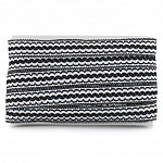 BOHO PASSEMENTERIE 2,3cm BLACK/WHITE 20m / PASAMANERÍA BOHO 2,3cm NEGRO/BLANCO 20m