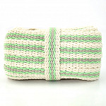 BRAID PASSEMENTERIE 3,4cm CHAMPAGNE/PASTEL GREEN/SILVER/SAND 20m / PASAMANERÍA TRENZADO 3,4cm CHAMPÁN/VERDE PASTEL/PLATA/ARENA 20m