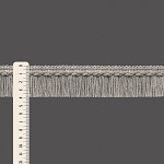 BRAIDED FRINGE 3,9cm GRAY 10m / FLECO TRENZADO 3,9cm GRIS 10m