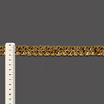 BRAIDED SEQUIN PASSEMENTERIE 2,2cm GOLD 20m