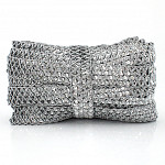 BRAIDED SEQUIN PASSEMENTERIE 3,6cm SILVER 20m