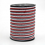 BRIANA ZIGZAG LACE 1,9cm NAVY BLUE/RAW/RED 50m