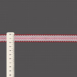 BRIANA ZIGZAG LACE 1,9cm RED/RAW/BABY PINK 50m