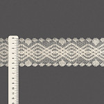 BRUNA CROCHET LACE 5,6cm RAW 30m / ENCAJE CROCHET BRUNA 5,6cm CRUDO 30m