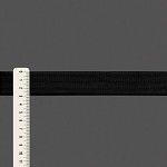 CEDRO REINFORCED INSERT ELASTIC Nº 30 29mm BLACK 25m / ELÁSTICO EMBUTIR FUERTE CEDRO Nº30 29mm NEGRO 25m