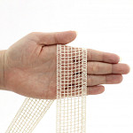 CHECKERED LACE 4cm RAW 30m