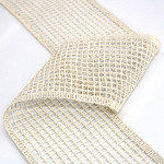 CHECKERED LACE 7,5cm RAW 30m