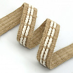 CORD PASSEMENTERIE 2,5cm RAW/JUTE 20m / PASACORDÓN 2,7cm CRUDO/YUTE 20m