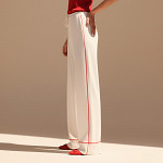 CROCHET DOUBLE PIPING LACE 1,3cm WINE/RED 50m