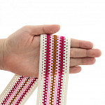 CROCHET ELASTIC 5cm CHAMPAGNE/MAGENTA/PINK/MUSTARD 25m