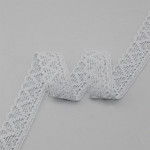 CUORE ZIG ZAG HEART LACE 3,5cm WHITE 10m / ENCAJE CORAZÓN CUORE ZIG ZAG 3,5cm BLANCO 10m