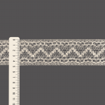 CUORE ZIG ZAG HEART LACE 5cm RAW 30m / ENCAJE CORAZÓN CUORE ZIG ZAG 5cm CRUDE 30m