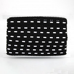 DOTTED PASSEMENTERIE 1,7cm BLACK/WHITE 20m