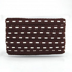 DOTTED PASSEMENTERIE 1,7cm BROWN/CHAMPAGNE 20m