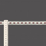 DOTTED PASSEMENTERIE 1,7cm CHAMPAGNE/WINE 20m