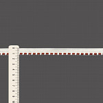 DOTTED PIPING LACE 1,3cm CHAMPAGNE/COGNAC 50m