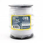 DRAWCORD ELASTIC INGÁ 40mm RAW/BLACK 20m / ELASTICO CON CORDÓN 40mm CRUDO/NEGRO 20m