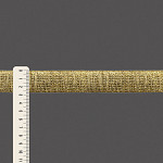 ELÁSTICO IMBUIA BRILHO 2,7cm NATURAL/OURO / SHINE ELASTIC IMBUIA 2,7cm RAW/GOLD 25m