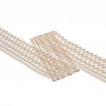 ENCAJE BARROCO 7,5cm CRUDO 30m / BAROQUE LACE 7,5cm RAW 30m
