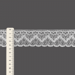 ENCAJE CORAZÓN CUORE ZIG ZAG 4,9cm BLANCO 30m / CUORE ZIG ZAG HEART LACE 4,9cm WHITE 30m