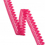 ENCAJE DE BOLITAS PARÁ 3,1cm ROSA 10m / PARÁ BALL LACE 3,1cm PINK 10m